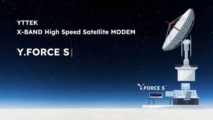 High-Speed Satellite MODEM Y.FORCE S at TASA’s Ground Station
