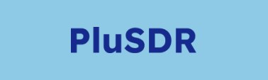 PluSDR_blue_LOGO_BG